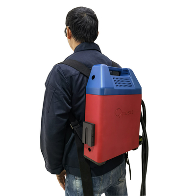 Billige tragbare 50W 100W Faser-Laserreinigungsmaschinen-Rost Remal des Preis-für Metallstein-Holz