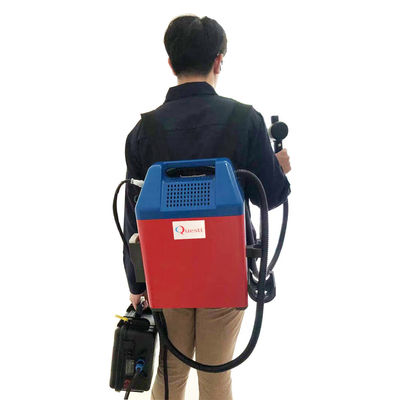 100W Lithium-Batterie Faser-Laser-Reinigungsmaschine Rost Remal für Metall Stein Holz