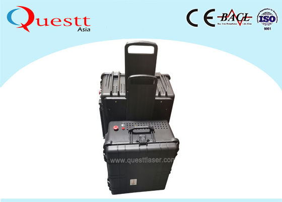 Gepäck-Rechtssache 100 Watt-saubere Rost-Laser-Abbeizen-Maschine