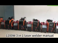 Anzeigen-Industrie-Faser-Laser-Schweißgerät 200W mit CCD-Anzeigen-Touch Screen